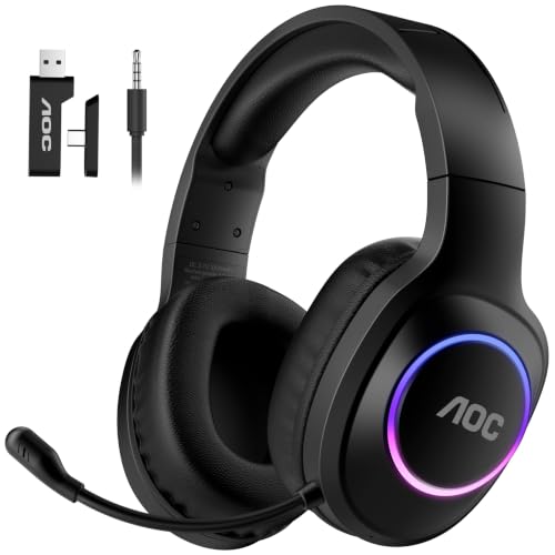 Wireless Gaming Headset for PS5 Switch and PC