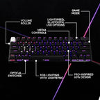TKL Gaming Keyboard with Hall Effect Rapid Trigger