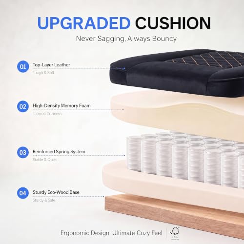 Ergonomic Gaming Chair with Footrest and Lumbar Support