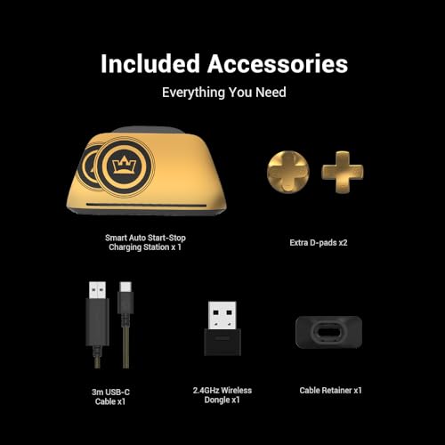 Wireless Gaming Controller with 8K TMR Sticks for PC