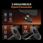 Wireless Gaming Microphone with USB and XLR