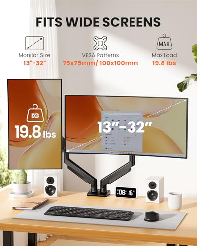 Monitor Arm with Fully Adjustable Full Motion Mount
