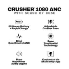 Wireless Gaming Headset with ANC and Crusher Bass