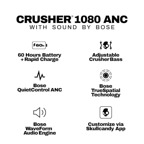 Wireless Gaming Headset with ANC and Crusher Bass