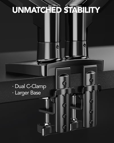 Dual Monitor Arm for 13 to 32 Inch Screens