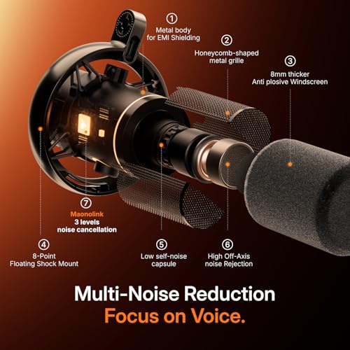 Wireless Gaming Microphone with USB and XLR