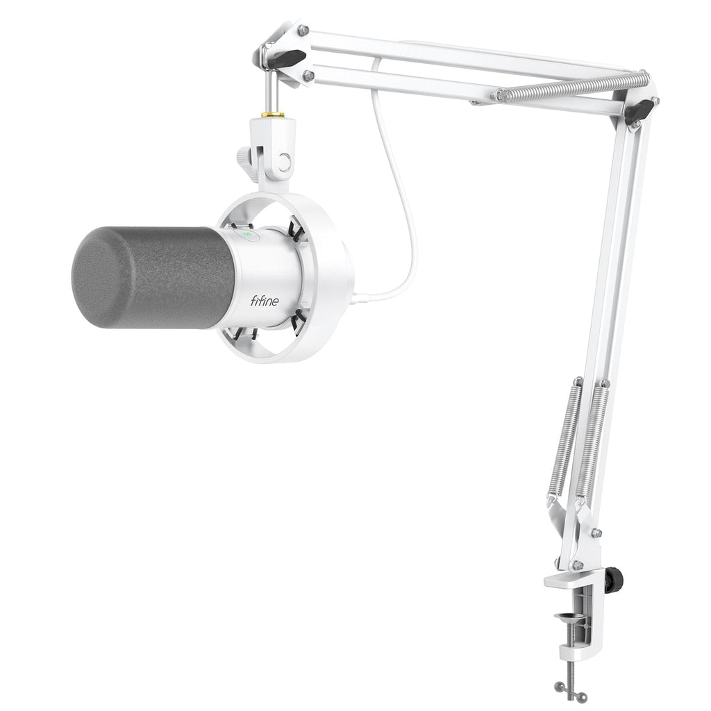 USB XLR Gaming Microphone with Boom Arm and Mute
