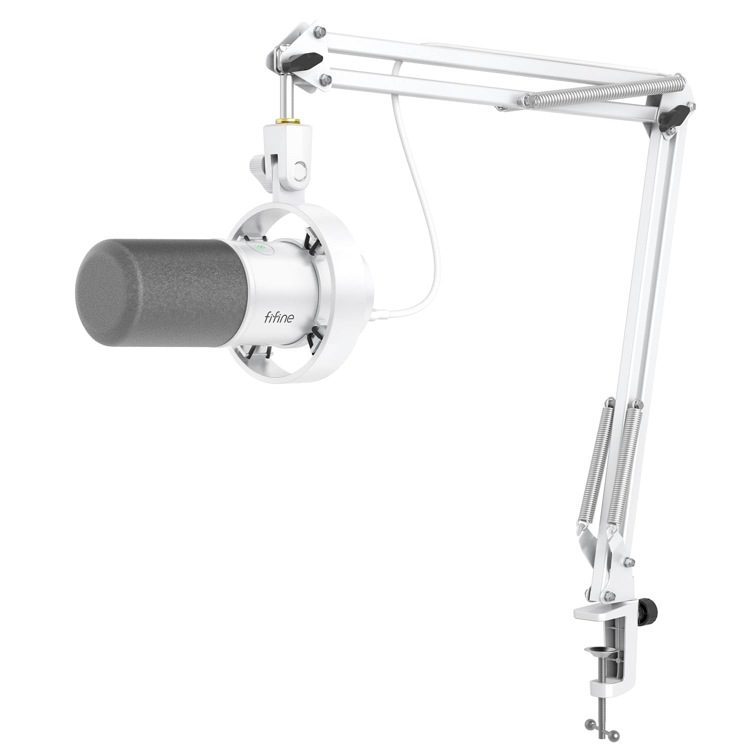 USB XLR Gaming Microphone with Boom Arm and Mute