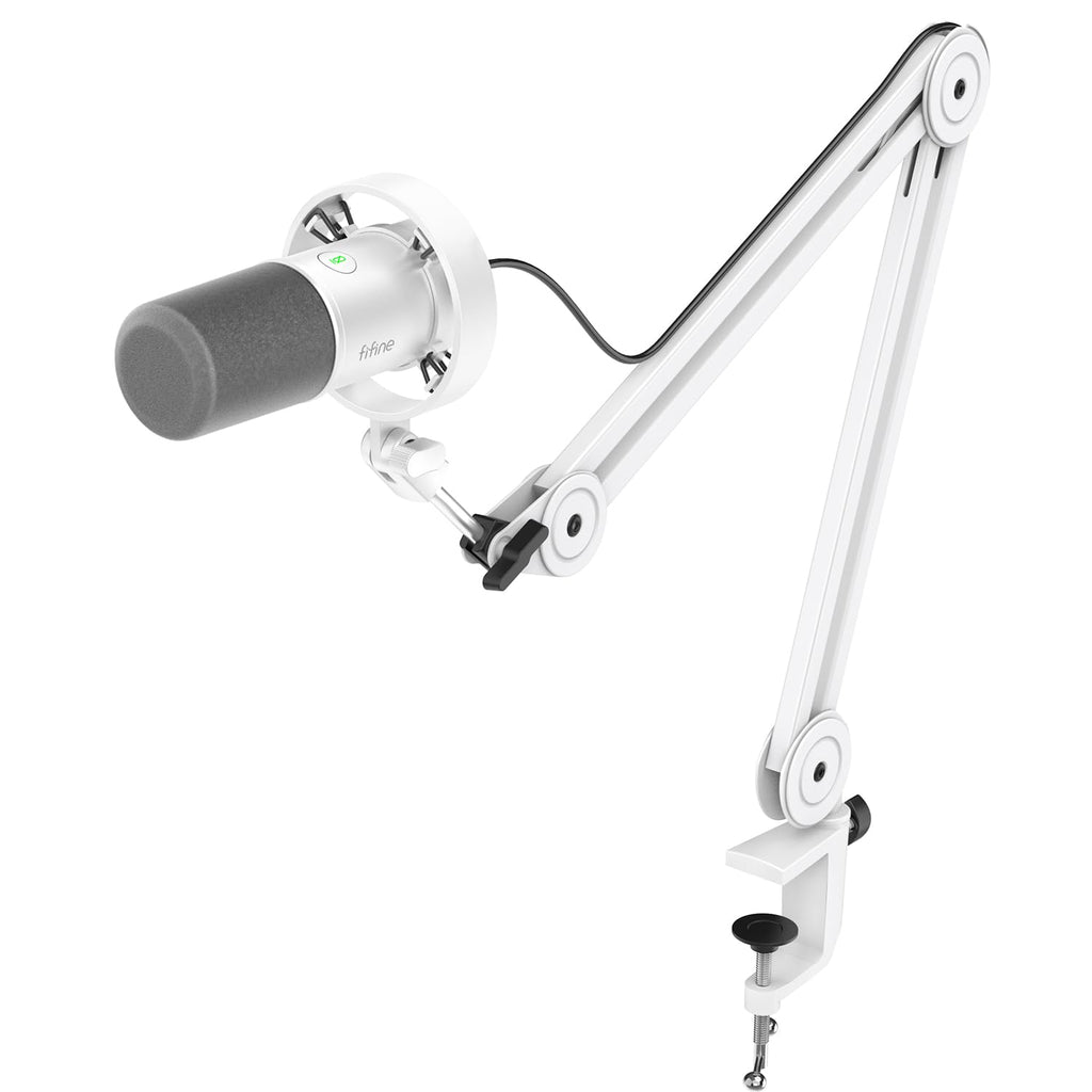 USB XLR Gaming Microphone with Boom Arm and Mute
