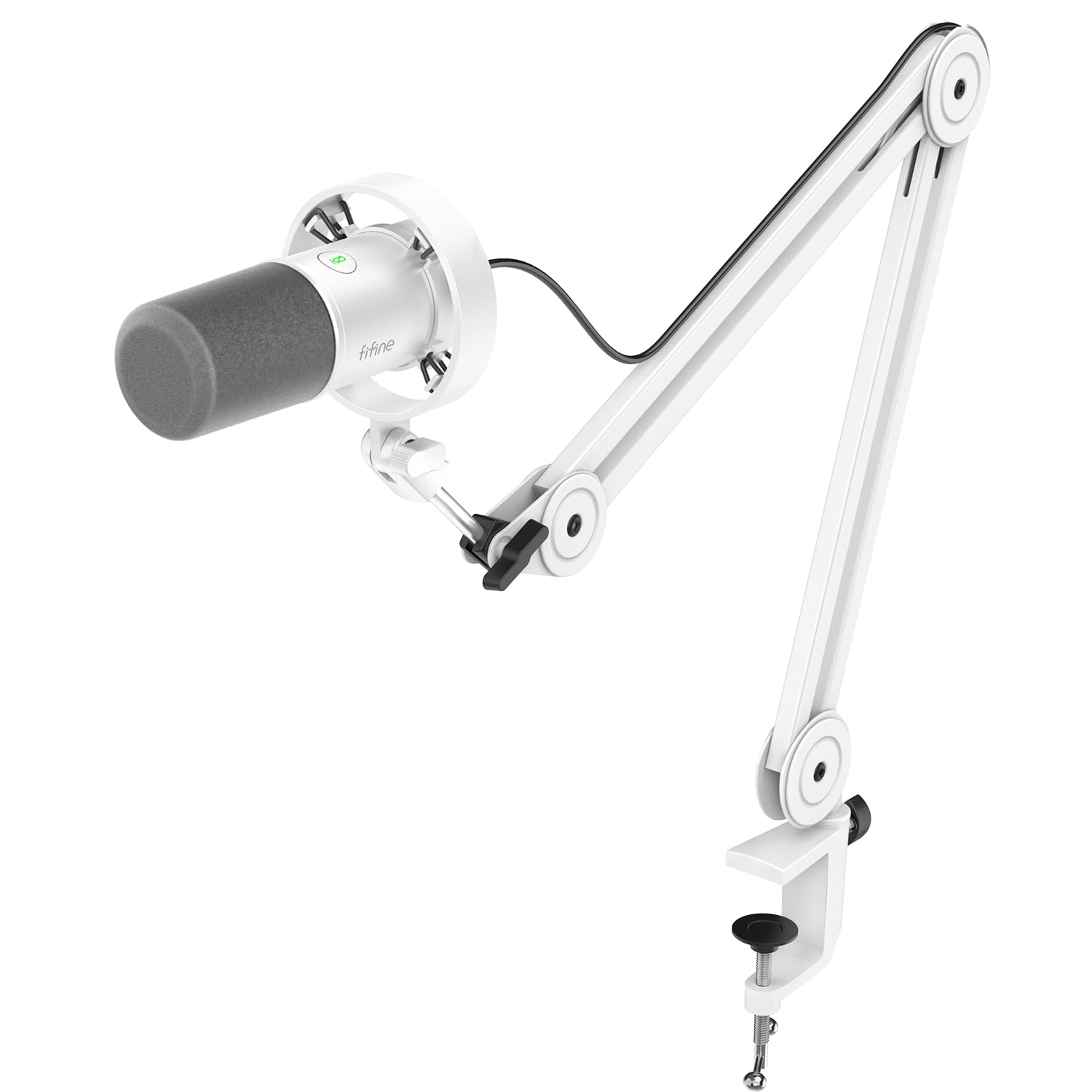 USB XLR Gaming Microphone with Boom Arm and Mute