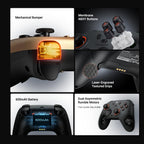 Wireless Gaming Controller with Hall Effect Sticks