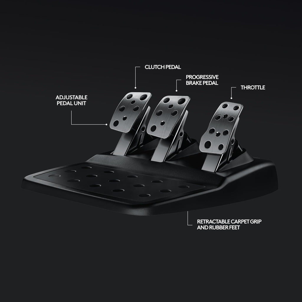 Logitech G29 Driving Force Racing Wheel and Floor Pedals, Real Force Feedback