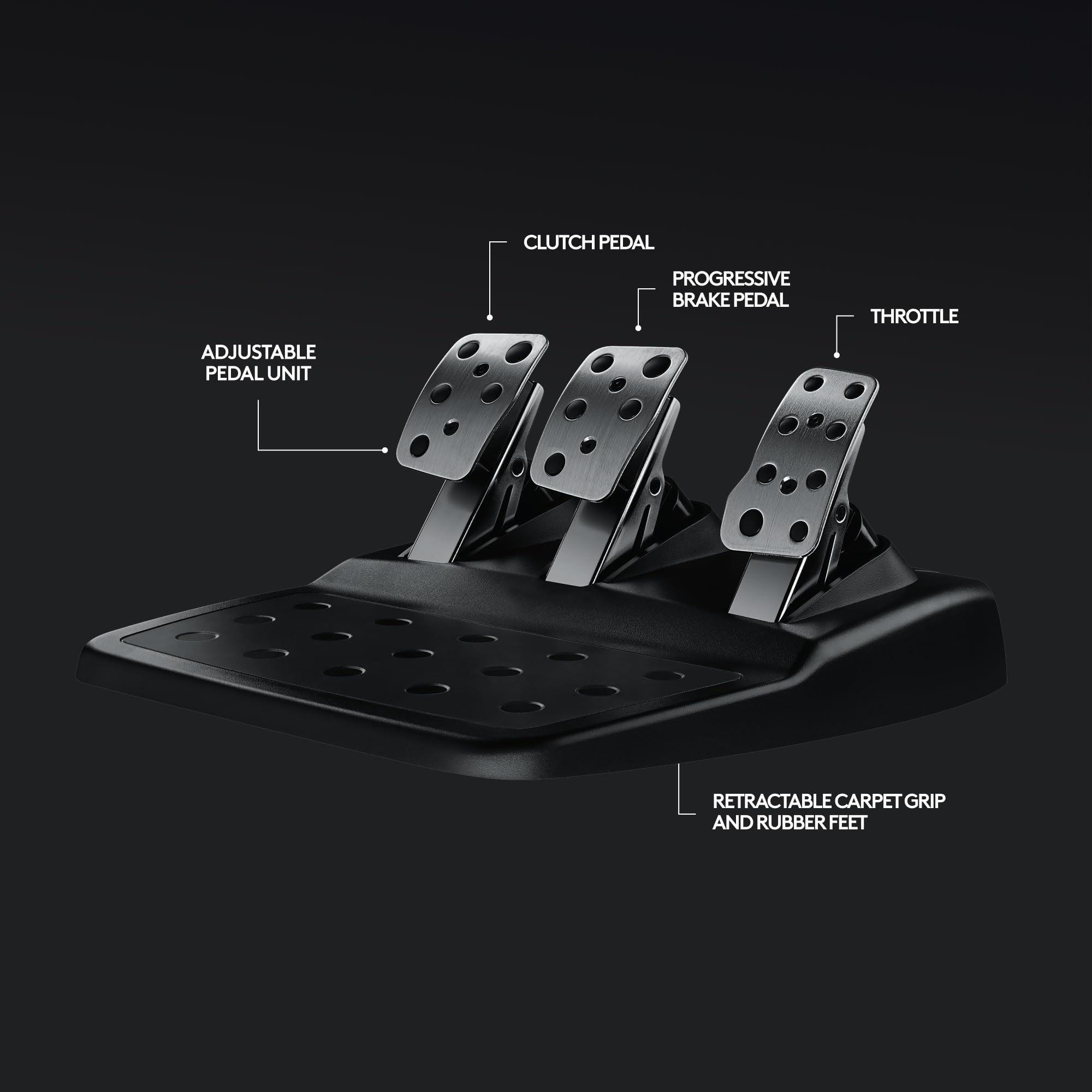 Logitech G29 Driving Force Racing Wheel and Floor Pedals, Real Force Feedback