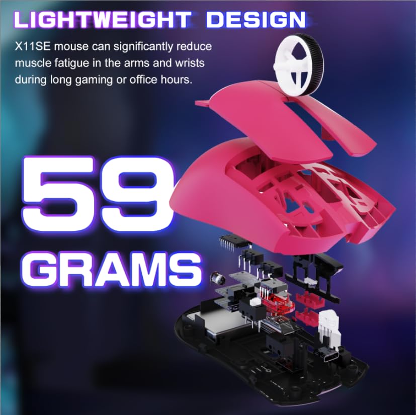 Wireless Gaming Mouse with Lightweight Esports Design