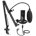USB Condenser Gaming Microphone for Streaming and Recording