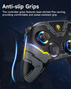 Wireless Gaming Controller with Hall Sticks and RGB