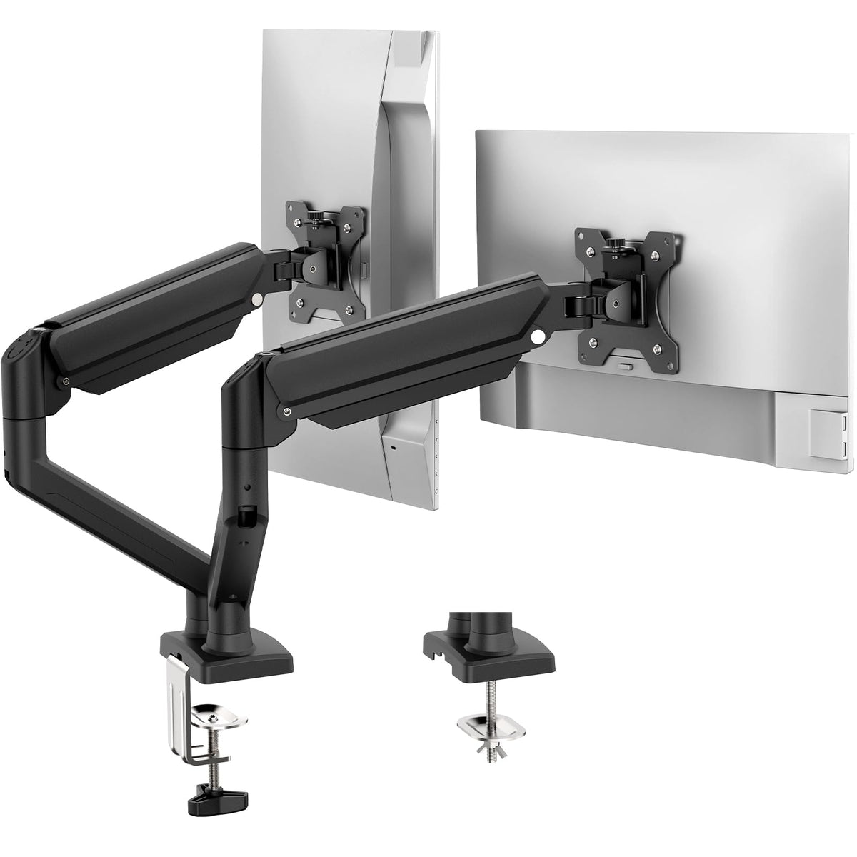 Gas Spring Monitor Arm with Full Motion Adjustment