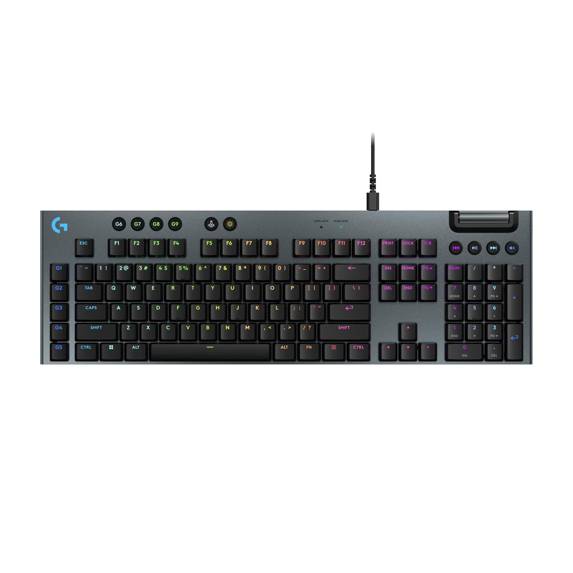 Wireless Gaming Keyboard with Low Profile Design