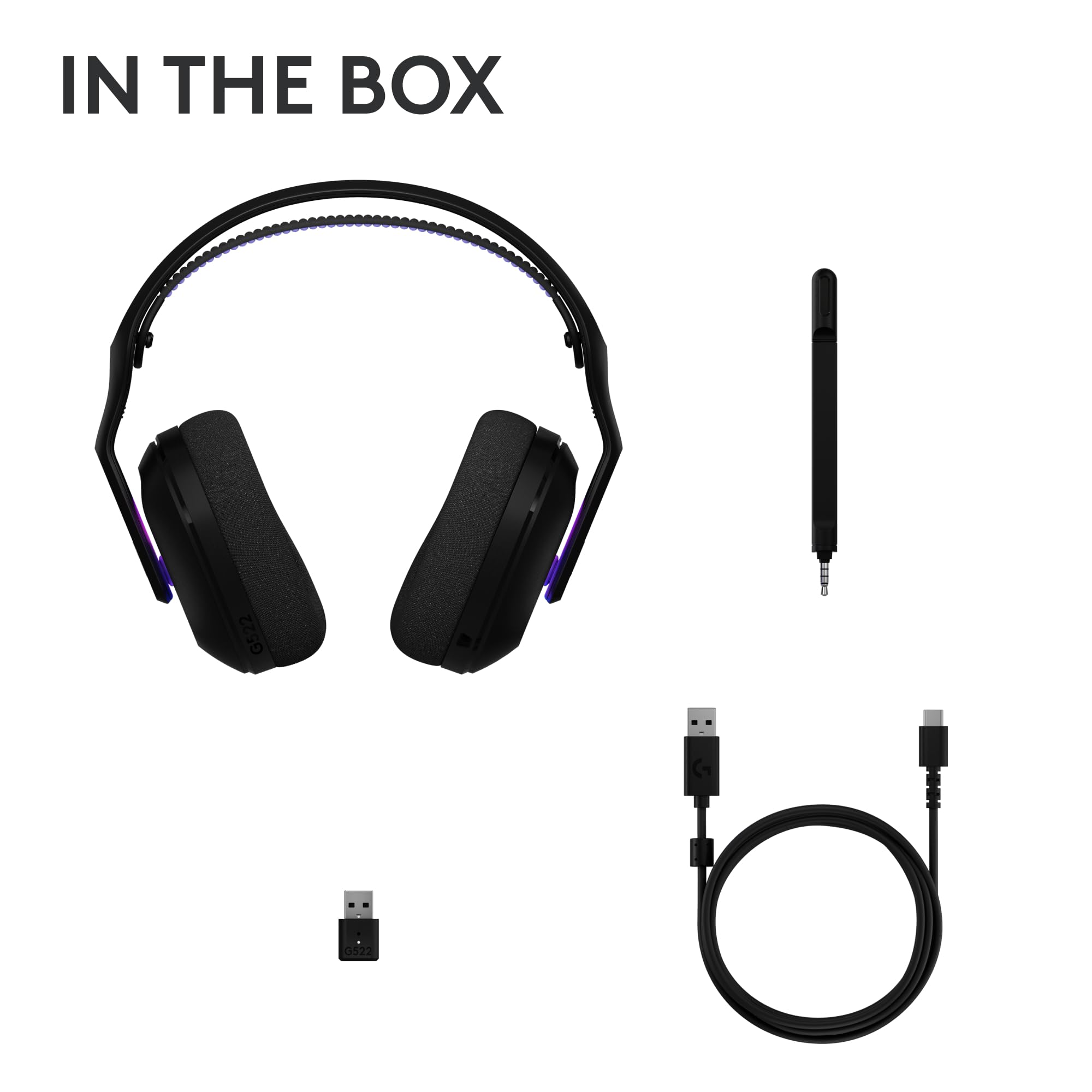 Wireless Gaming Headset with RGB and Advanced Audio