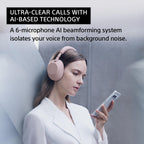 Wireless Headphones with Advanced Noise Cancellation