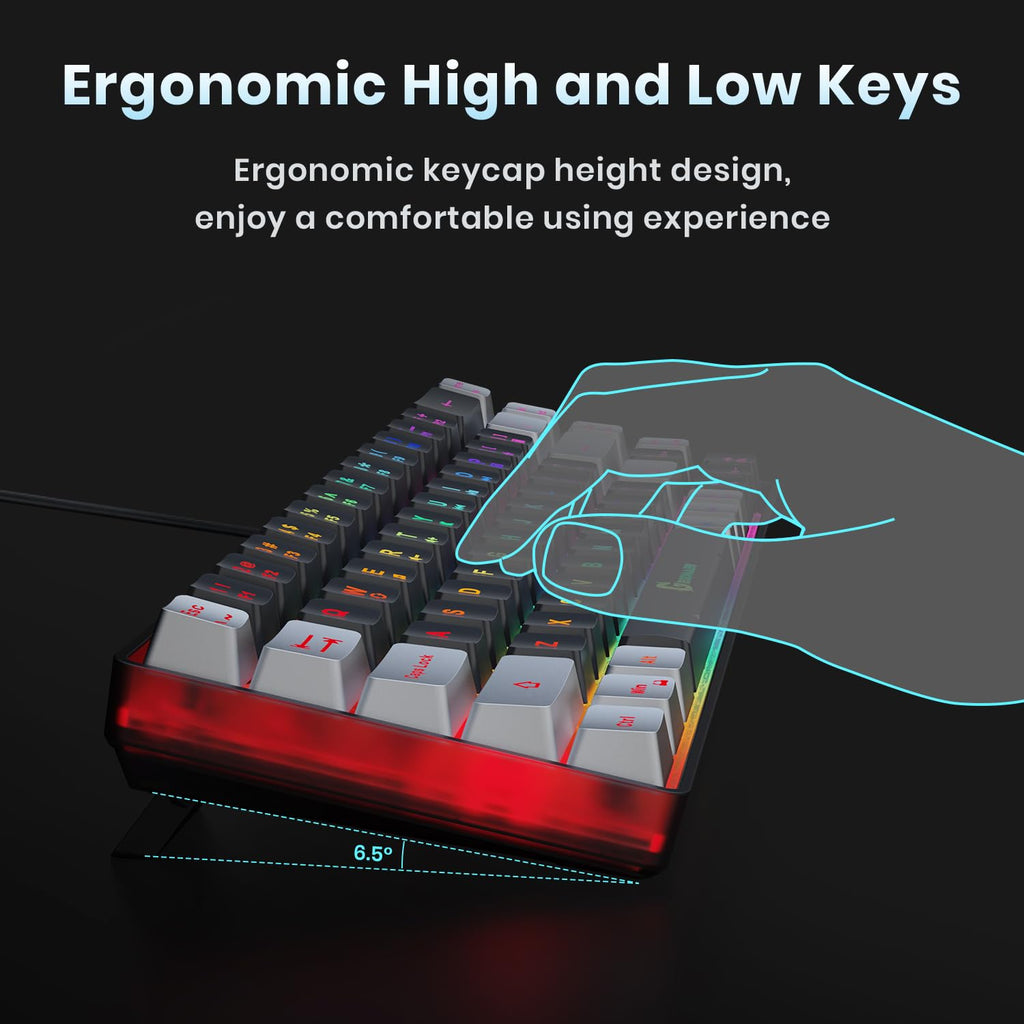 Mechanical Gaming Keyboard with RGB Backlighting