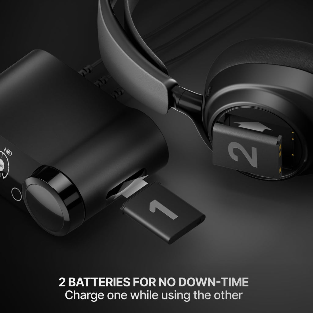 Wireless Gaming Headset with Hi Res Audio