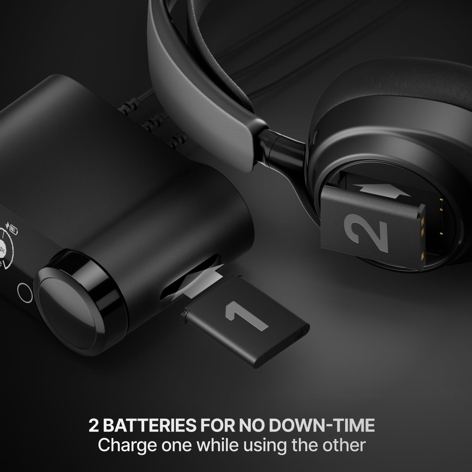 Wireless Gaming Headset with Hi Res Audio