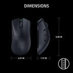 Wireless Gaming Mouse with Ergonomic Esports Design