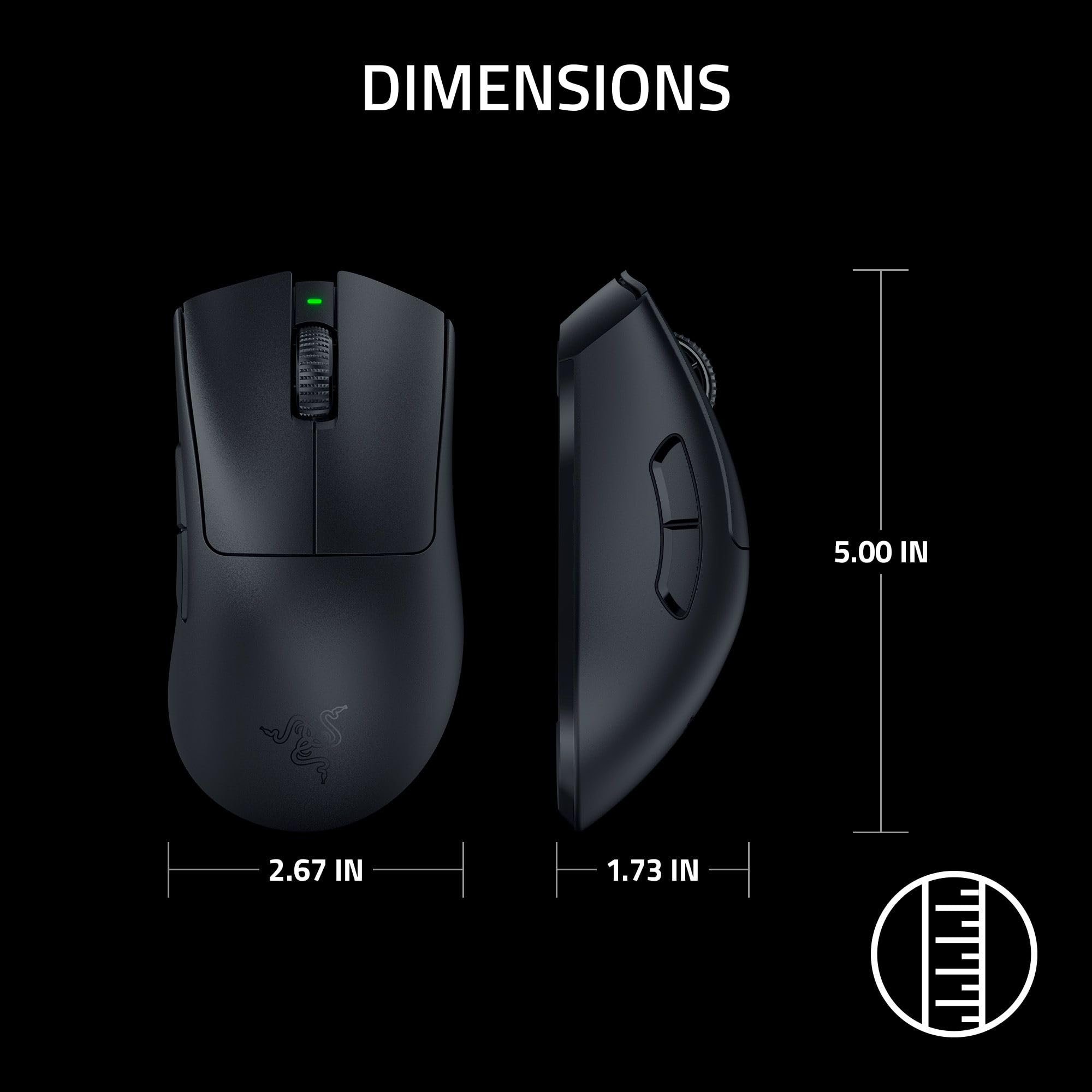 Wireless Gaming Mouse with Ergonomic Esports Design