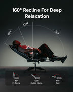 Gaming Chair with Heated Seat and Lumbar Support