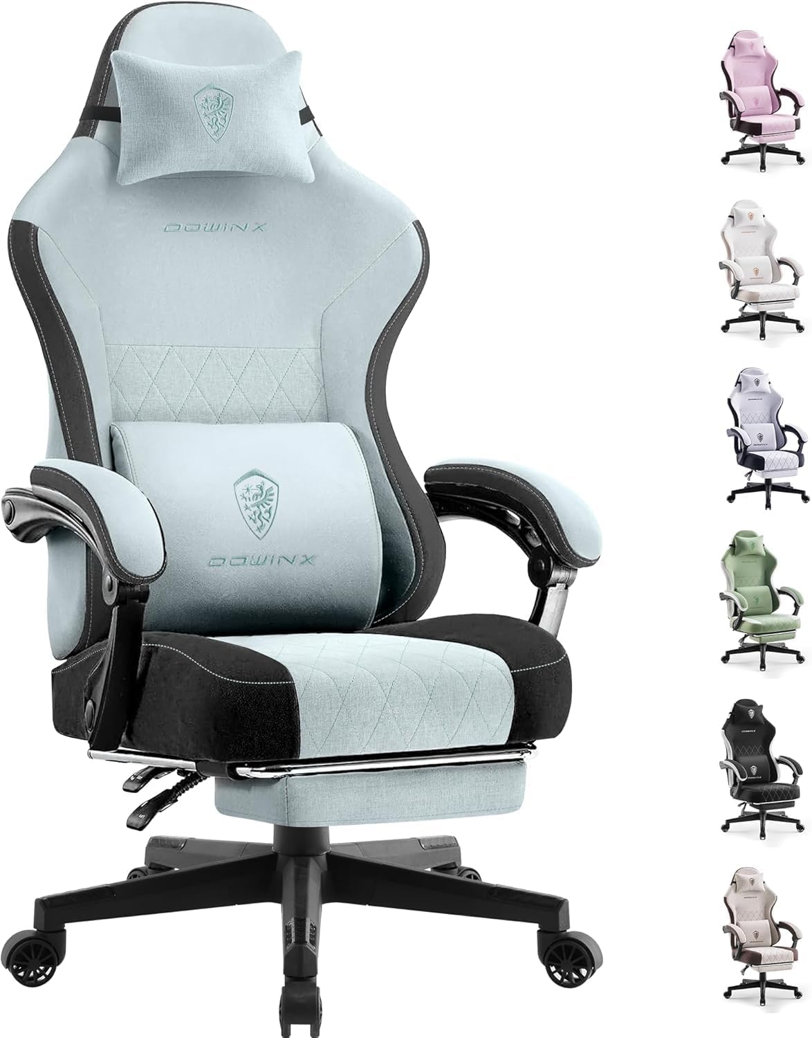 Ergonomic Gaming Chair with High Back Lumbar Support