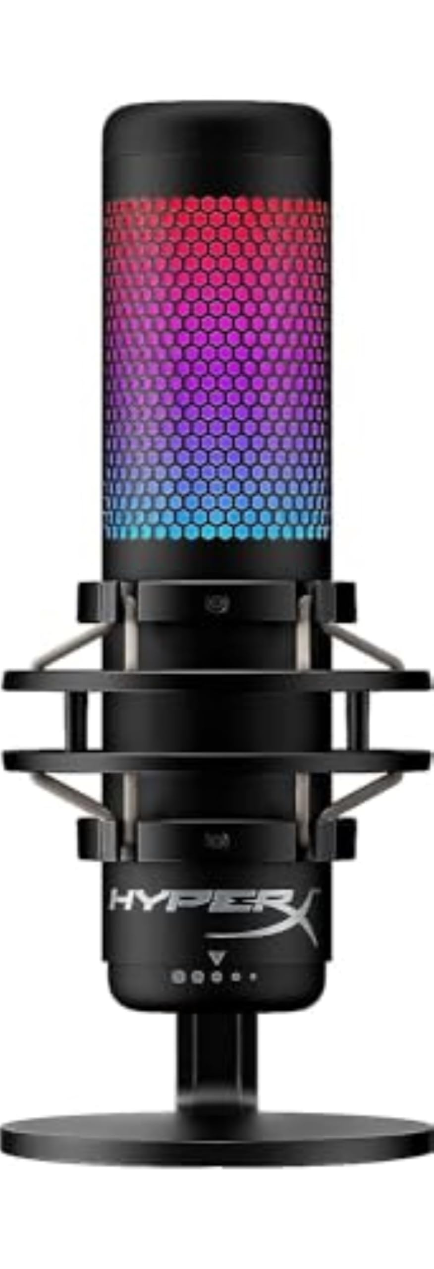 USB Gaming Microphone with RGB Lighting for Streaming