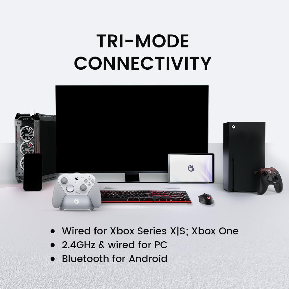 Wired Gaming Controller with Hall Effect Joysticks