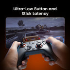Wireless Gaming Controller with Hall Effect Sticks