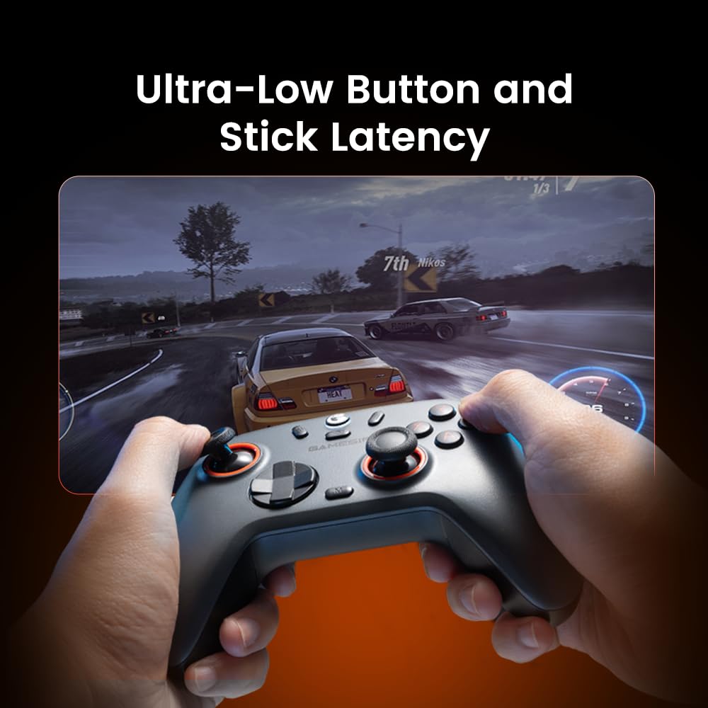 Wireless Gaming Controller with Hall Effect Sticks