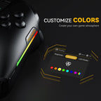 Wireless Gaming Controller with Display and Hall Sticks