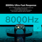 Wireless Gaming Controller with 8K Polling for PC