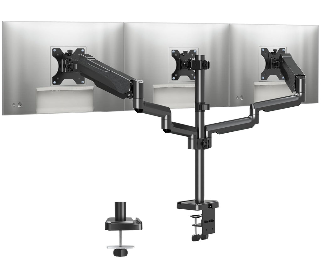 Triple Monitor Arm for 27 Inch Gaming Monitors