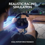 Logitech G29 Driving Force Racing Wheel and Floor Pedals, Real Force Feedback