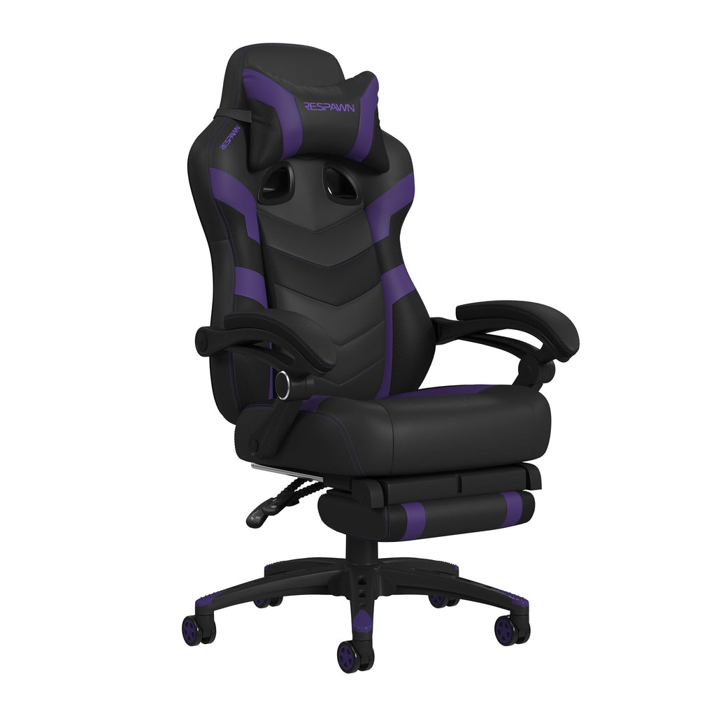 Ergonomic Gaming Chair with Footrest and Recline