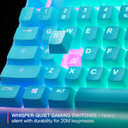 TKL Gaming Keyboard with RGB and Quiet Switches