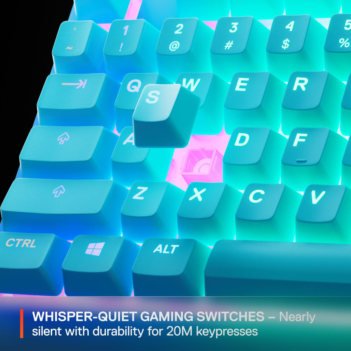 TKL Gaming Keyboard with RGB and Quiet Switches