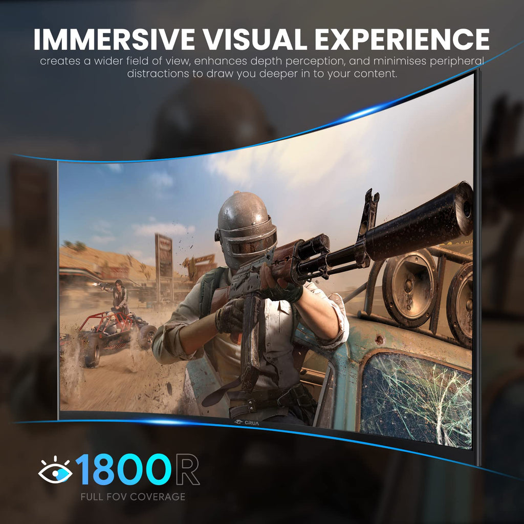 Curved Gaming Monitor with High Refresh Rate Display