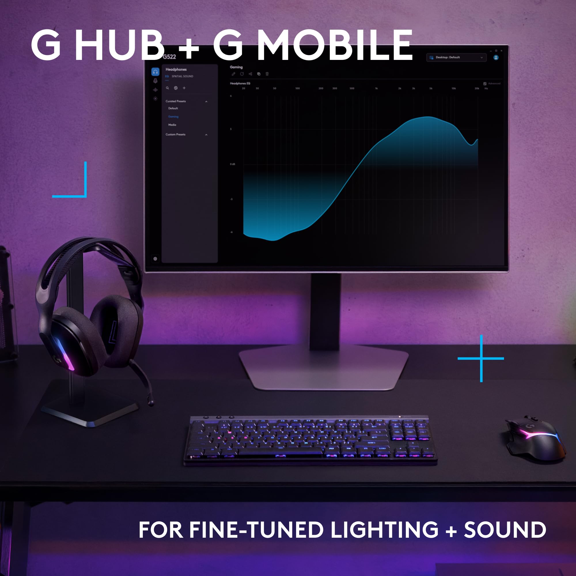 Wireless Gaming Headset with RGB and Advanced Audio