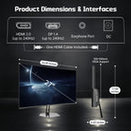 Curved Gaming Monitor with High Refresh Rate Display