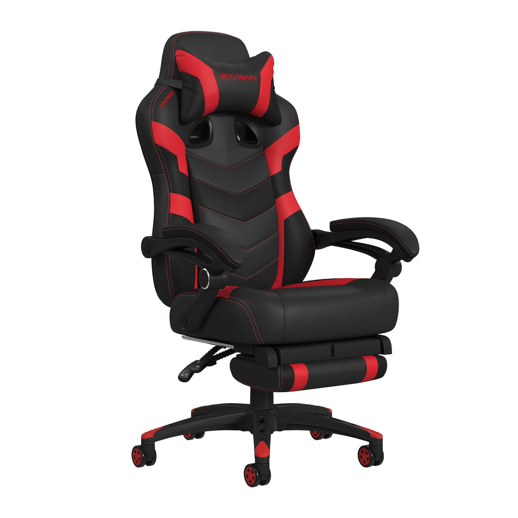 Ergonomic Gaming Chair with Footrest and Recline