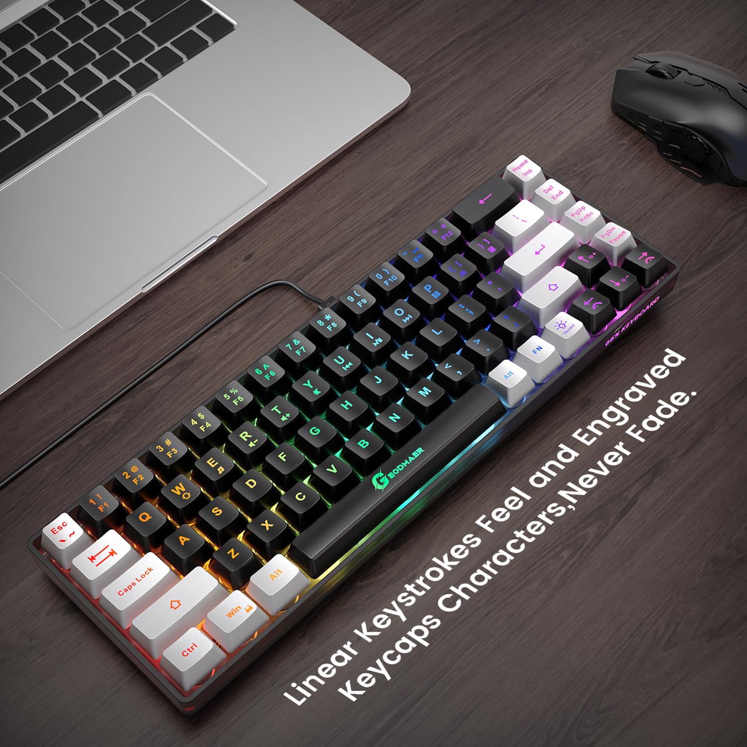 Mechanical Gaming Keyboard with RGB Backlighting