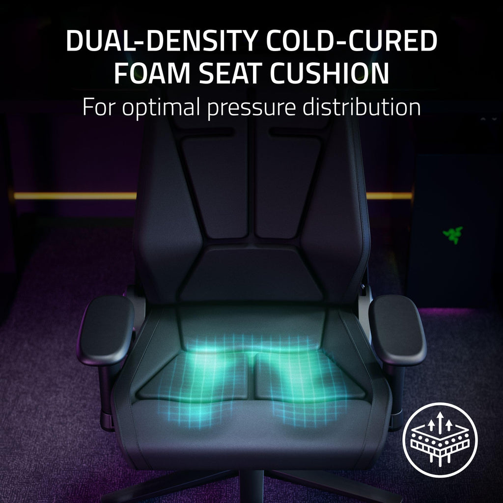 Ergonomic Gaming Chair with Reactive RGB Lighting