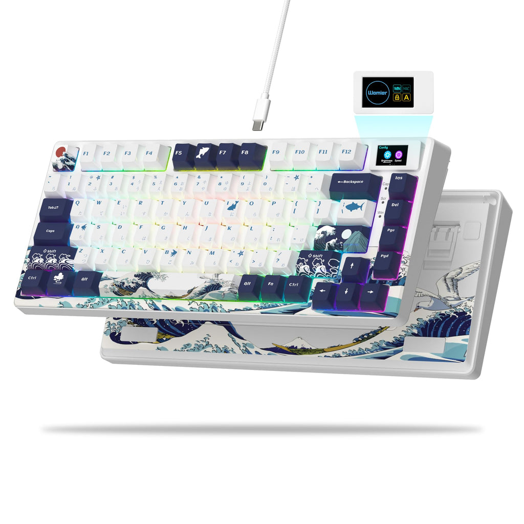 75% Gaming Keyboard with Color Display and Hot Swap