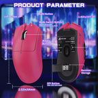 Wireless Gaming Mouse with Lightweight Esports Design